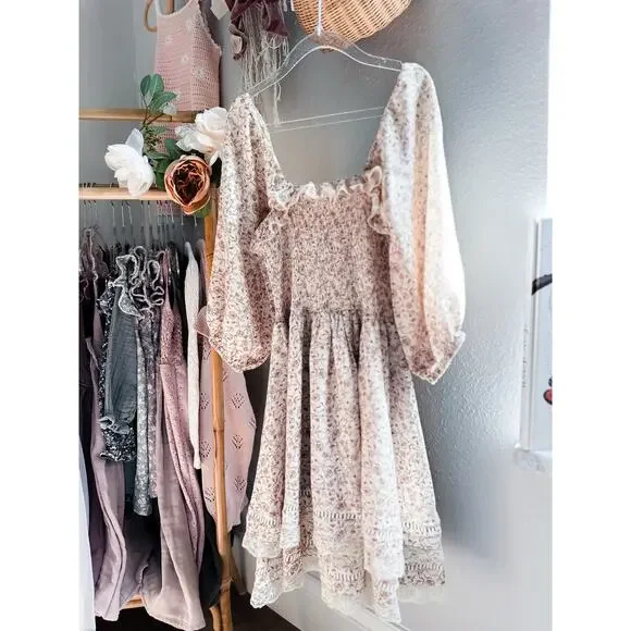 Noralee Golden Hour Wildflowers & Heirloom Meadowlight smocked floral dress 10